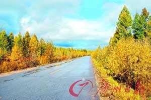 ��·���߶���һ�Ż�ɫ����