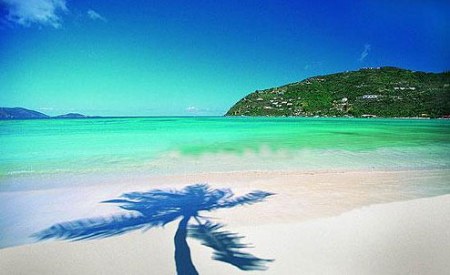 粉沙海滩