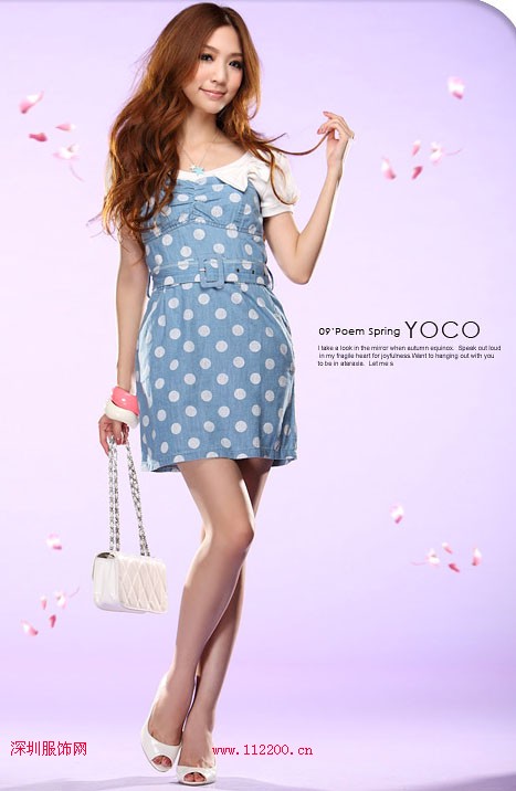 时尚女性夏装星星圆点格纹将3大潮流元素穿上身