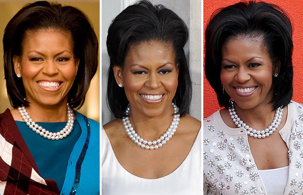 奥巴马夫人惊艳时装秀/图 Michelle Obama