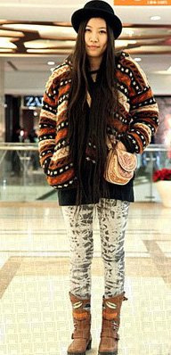 20款开襟毛衣 <wbr>应对三地温差 钟爱复古花色