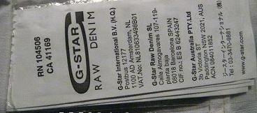 G-STAR辨别大全集 - devil0071111 - ﹍千叶!°