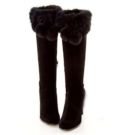 熟女最爱显瘦显高长靴搭配