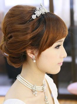 没有头纱显得更清爽