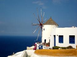 Windmill - Oia, Santorini, Greece