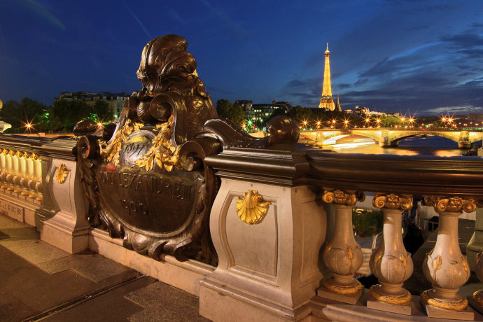 巴黎 PONT ALEXANDRE III - 亚利山大三世桥:沙皇之桥