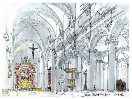建筑师Gerard Michel的旅行手绘笔记