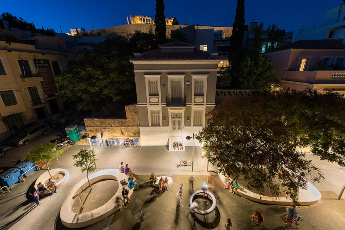 希腊雅典街头小品PXATHENS