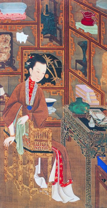 故宫馆藏十二美人图