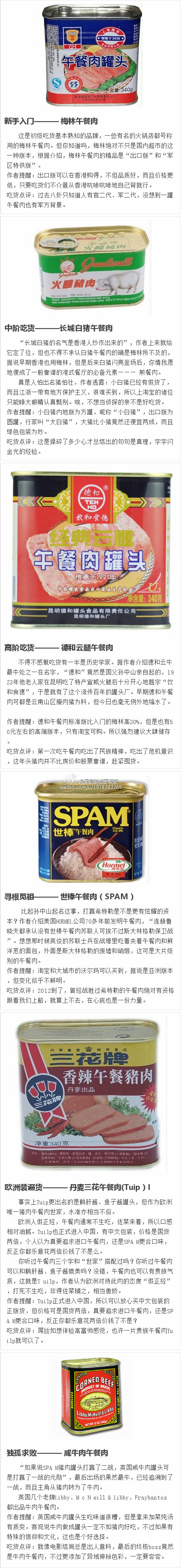 顶级午餐肉指南