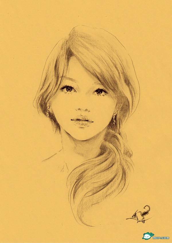 一组令人震撼的唯美素描图片