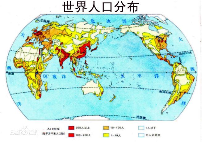 世界人口分布分析