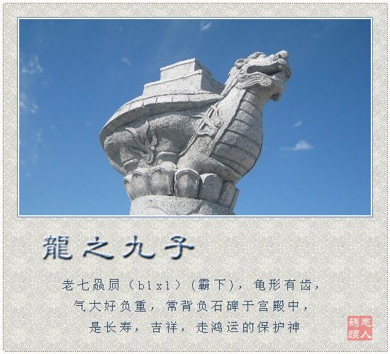 了解了解～龙之九子