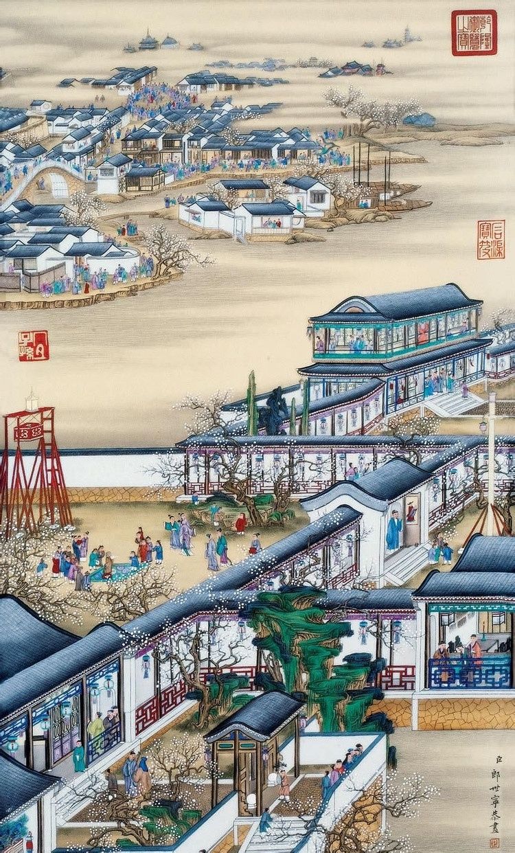 郎世宁画笔下的清朝皇帝行乐图
