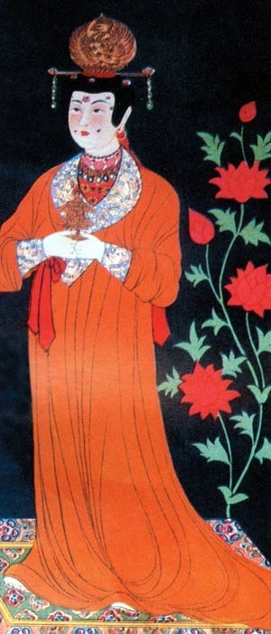 唐代仕女脸上的装饰:花钿