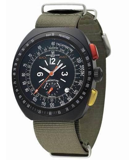 米兰Montres De Luxe经典军款手表