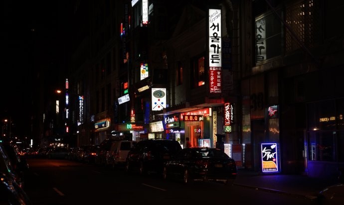 纽约的夜色