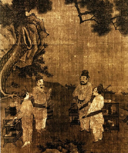 刘松年《斗茶图卷》