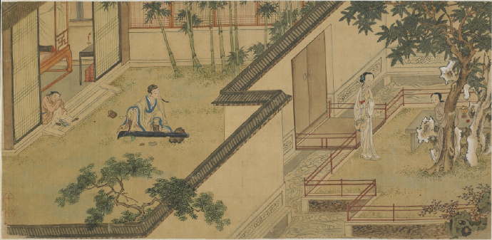 美国弗利尔馆藏 西厢记画幅图册