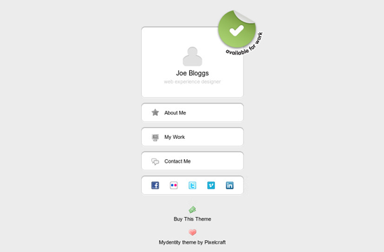 30 elegant grey light vcard designs