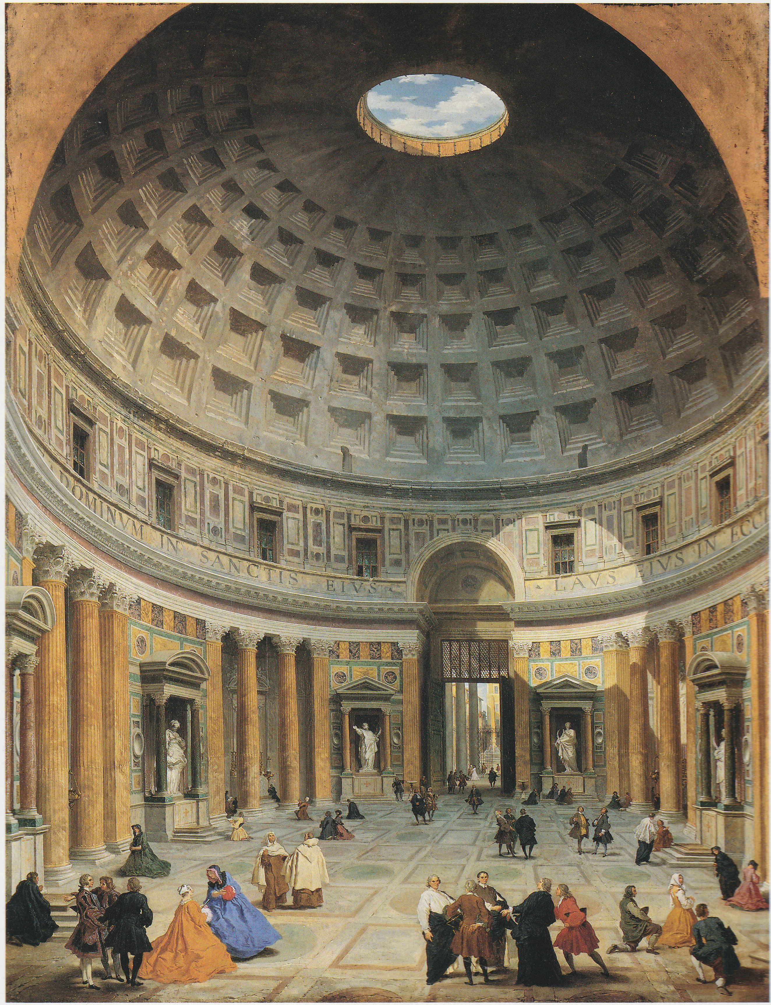 tour)中, 对古罗马经典建筑充满好奇的心理和