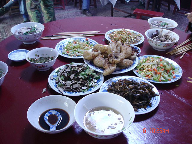 晋中农村的婚礼大宴(1) 秀色可餐 婚宴食品 农村食品 