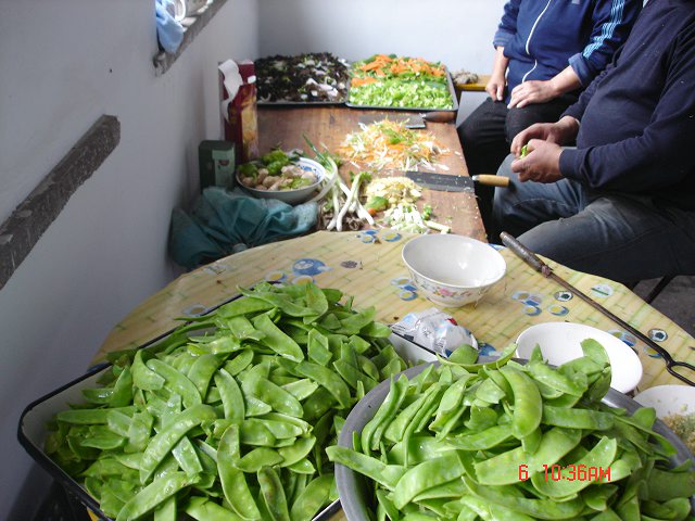 晋中农村的婚礼大宴(1) 秀色可餐 婚宴食品 农村食品 