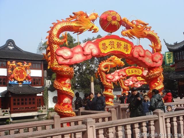 城隍庙年节看灯会