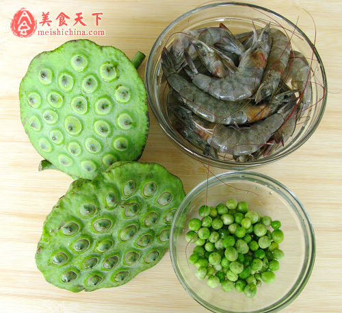 鲜莲子炒虾仁