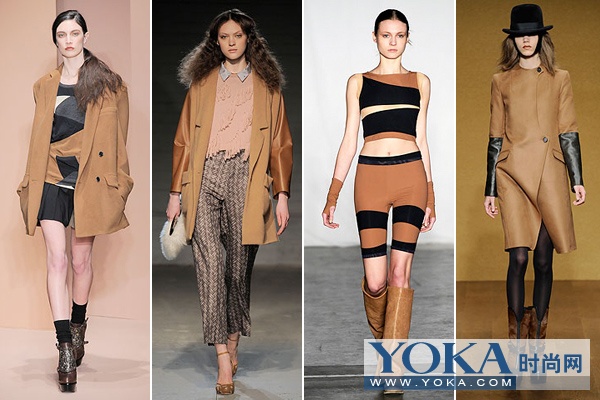 从左至右:DKNY; Rachel Comey; VPL; Derek Lam