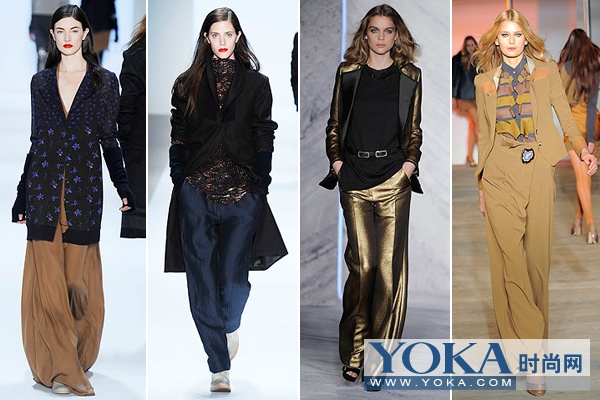 从左至右:Richard Chai Love; Richard Chai Love; 3.1 Phillip Lim; Zac Posen