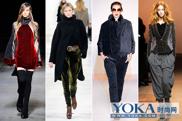 从左至右:Alexander Wang; Ralph Lauren; Karen Walker; Thakoon