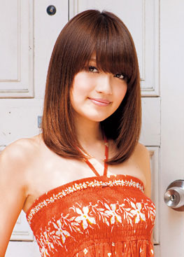 清纯可爱中直发