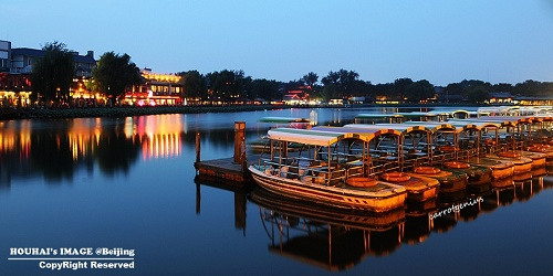 后海 乌篷船 后海 乌篷船