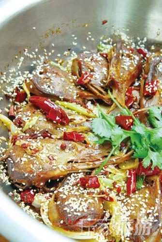 干锅鸭头 干锅鸭头