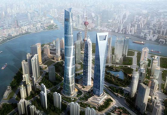 金斯勒设计的上海塔