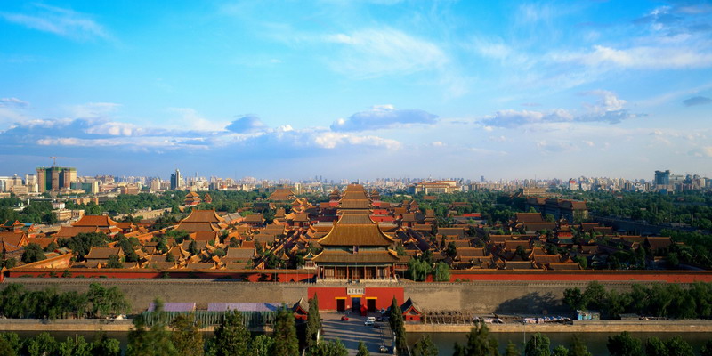 北京故宫全景