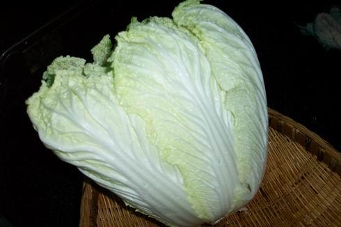 朝鲜辣白菜制作图