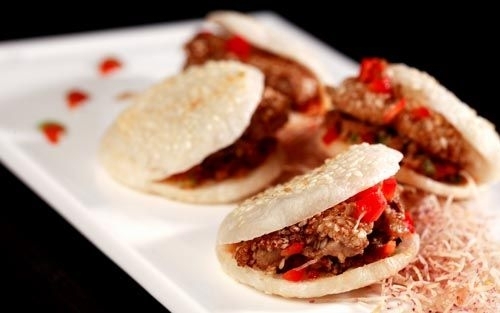 鹅肝肉末夹烧饼