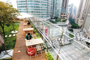 重庆的空中花园餐厅