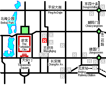 北京的购物金街——王府井商业街