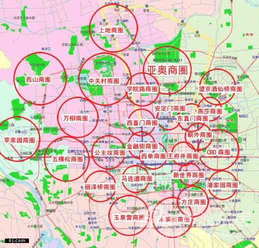 北京商圈图