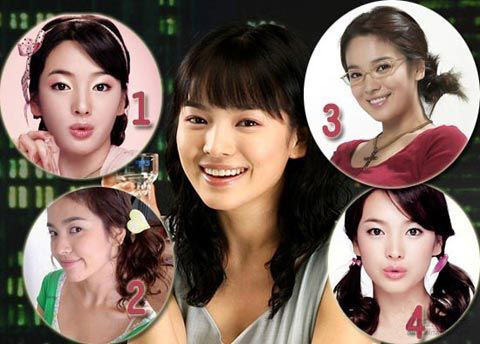 女明星比拼 谁是美发达人