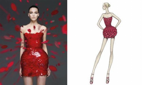 范思哲（Versace ） 高级定制草图