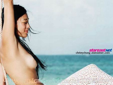 混血美女钟丽缇性感写真