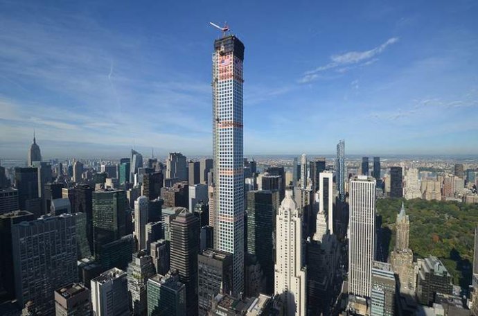纽约曼哈顿公园大道432号新地标425米公寓楼