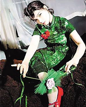 国外女明星旗袍照