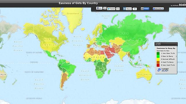最好勾女生地图