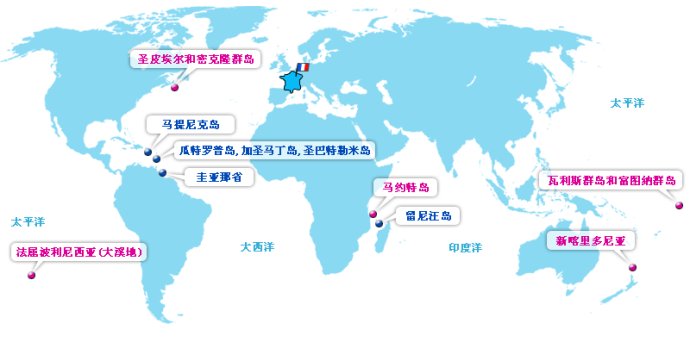 全球有海外属地国家