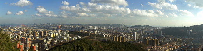大连市全景图